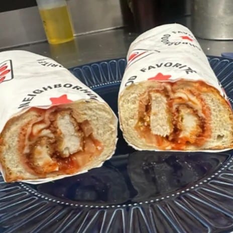 Chicken Parmesan Hoagie.