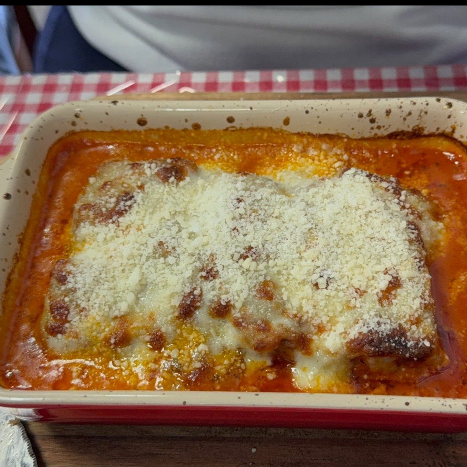 Lasagna Bolognese Homemade.