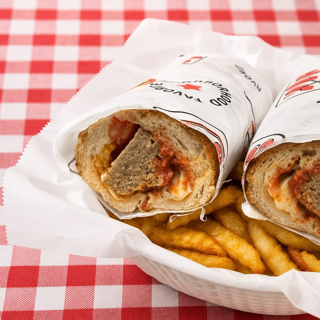 Meat Ball Hoagie.